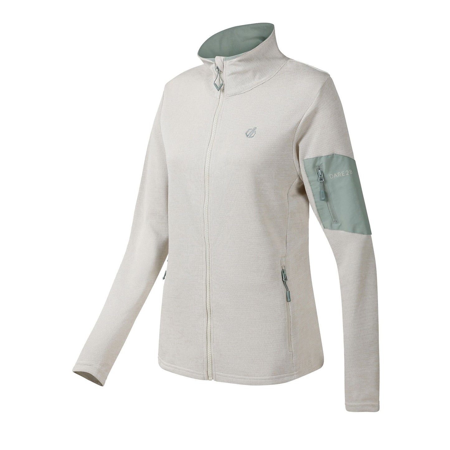 Almond Milk - Side - Dare 2B Womens-Ladies Torrek II Fleece Jacket