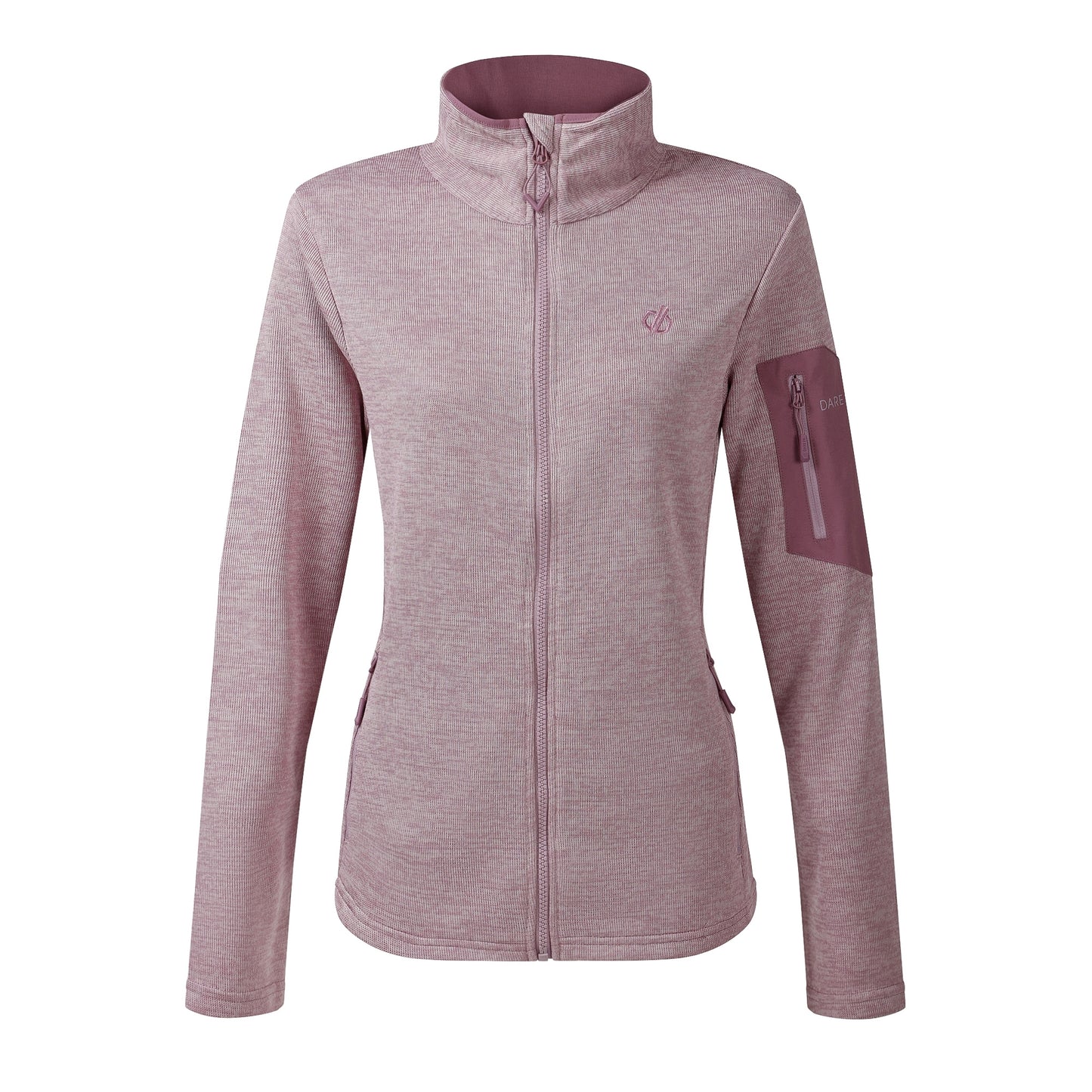 Mauve Shadow - Front - Dare 2B Womens-Ladies Torrek II Fleece Jacket
