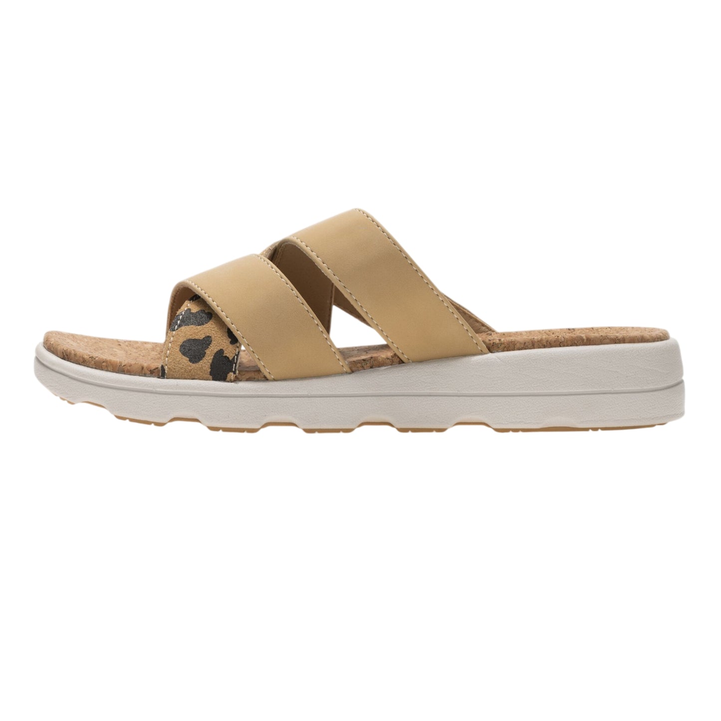 Tan - Lifestyle - Regatta Womens-Ladies Cassie Leopard Pattern Sandals