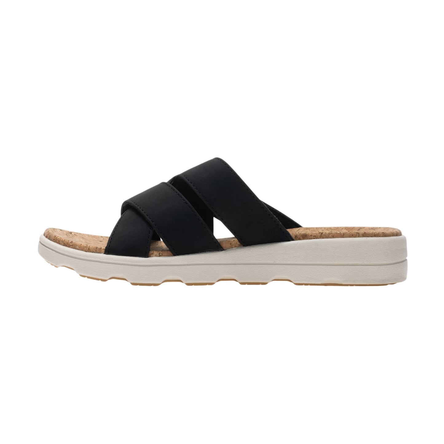 Black - Side - Regatta Womens-Ladies Cassie Leopard Pattern Sandals