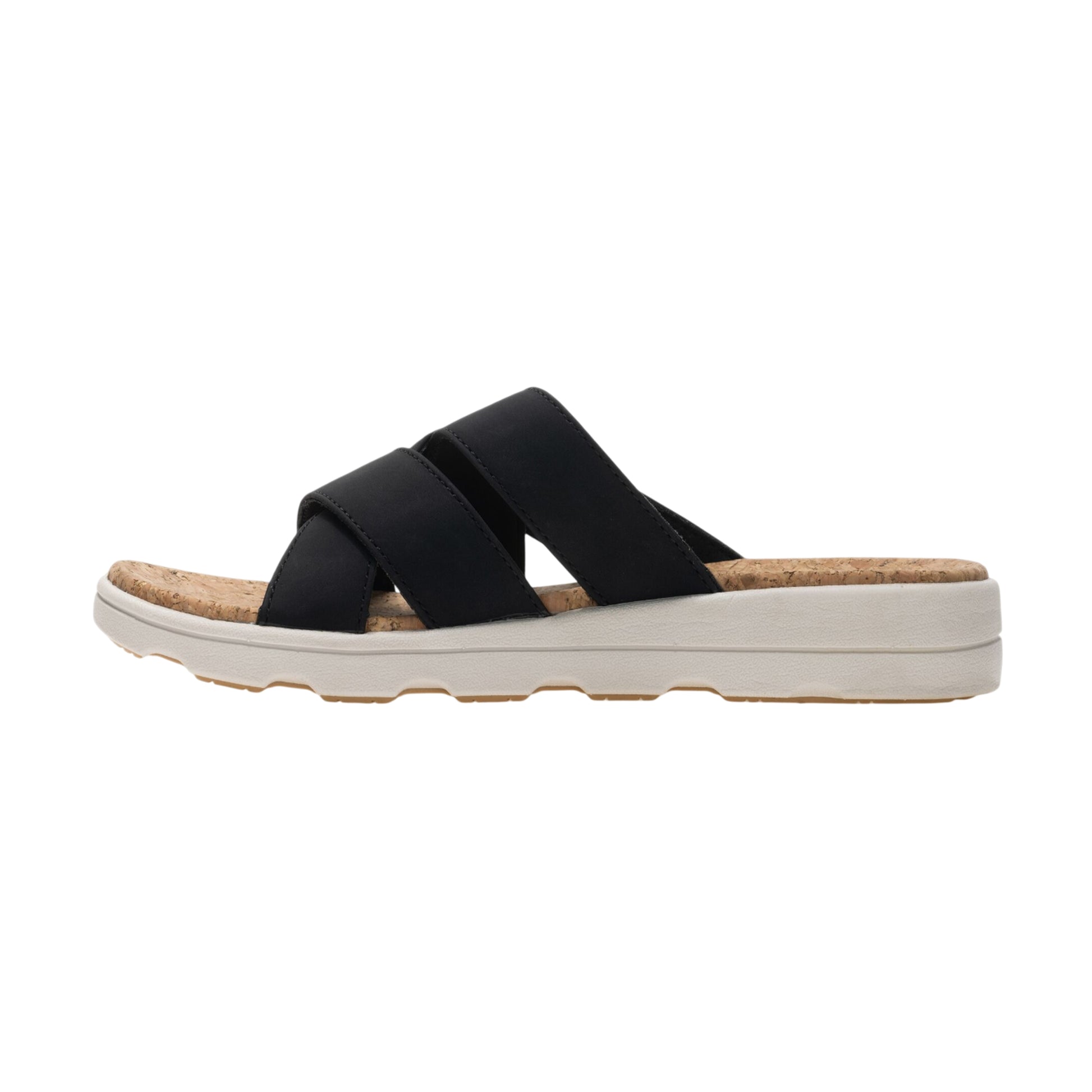 Black - Side - Regatta Womens-Ladies Cassie Leopard Pattern Sandals