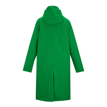 Highland Green - Back - Regatta Womens-Ladies Orla Kiely Giant Square Flower Long Length Waterproof Jacket