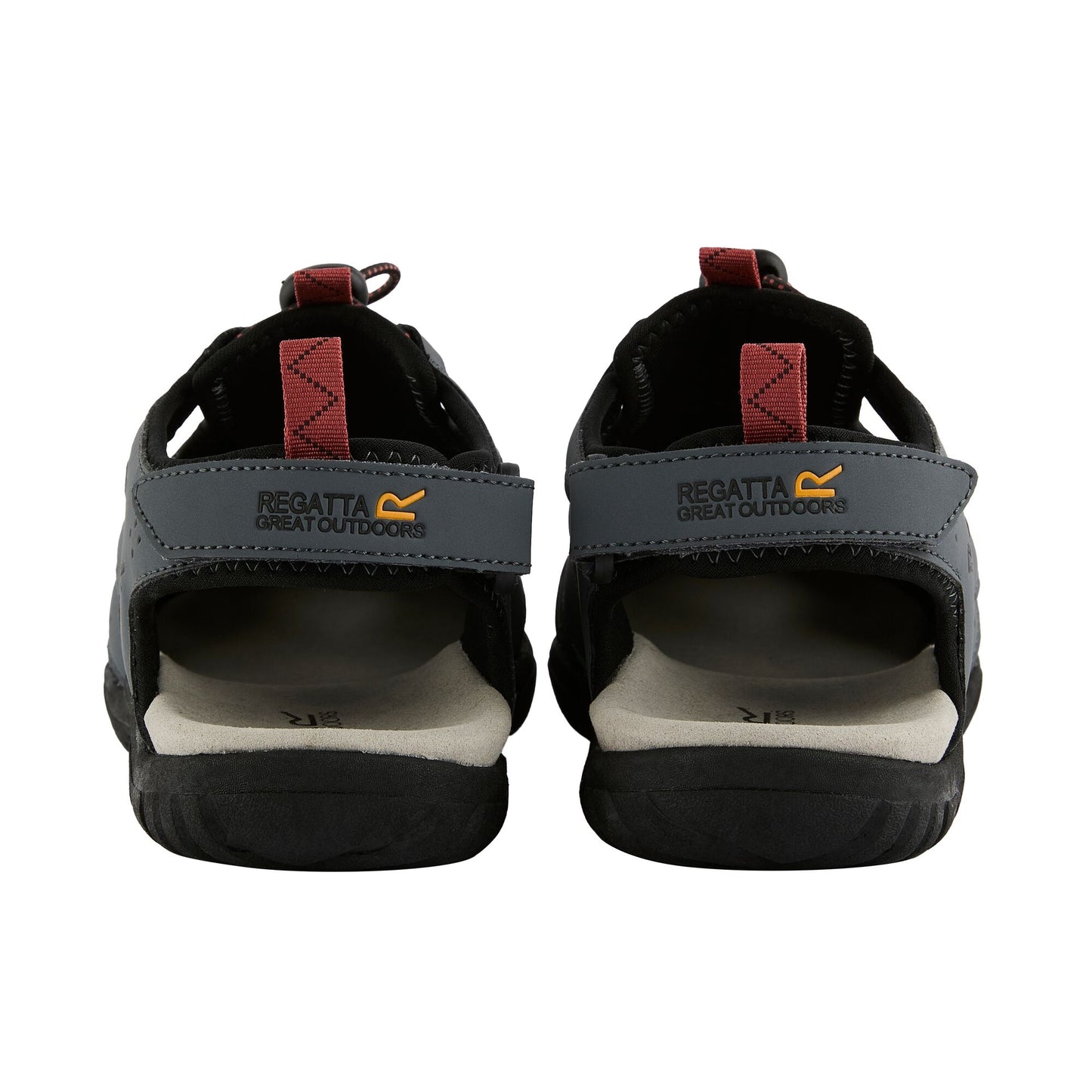 Dark Storm-Brick - Back - Regatta Mens Westshore IV Sandals