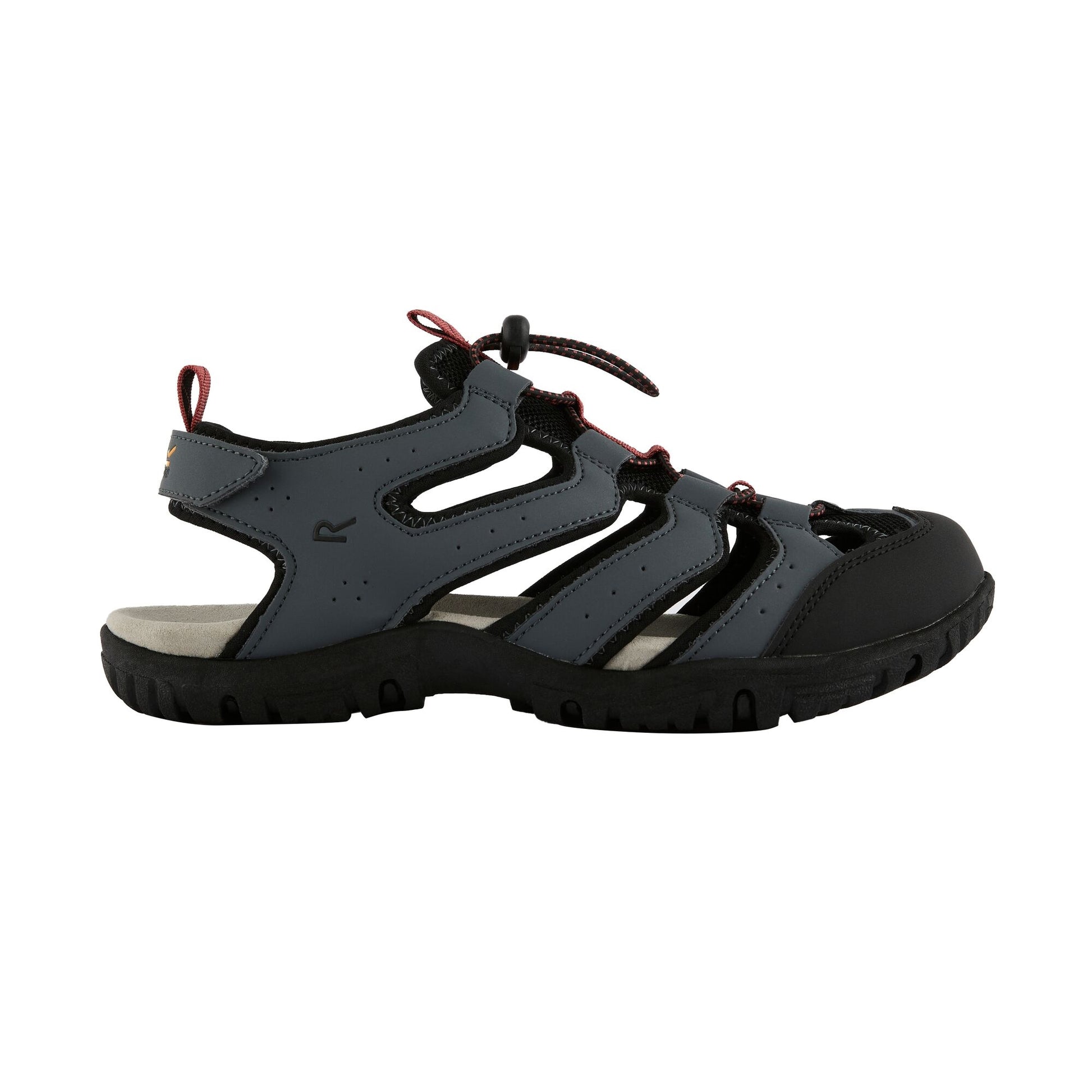 Dark Storm-Brick - Side - Regatta Mens Westshore IV Sandals