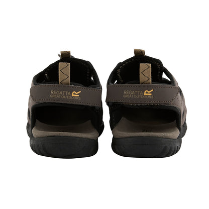 Peat - Back - Regatta Mens Westshore IV Sandals