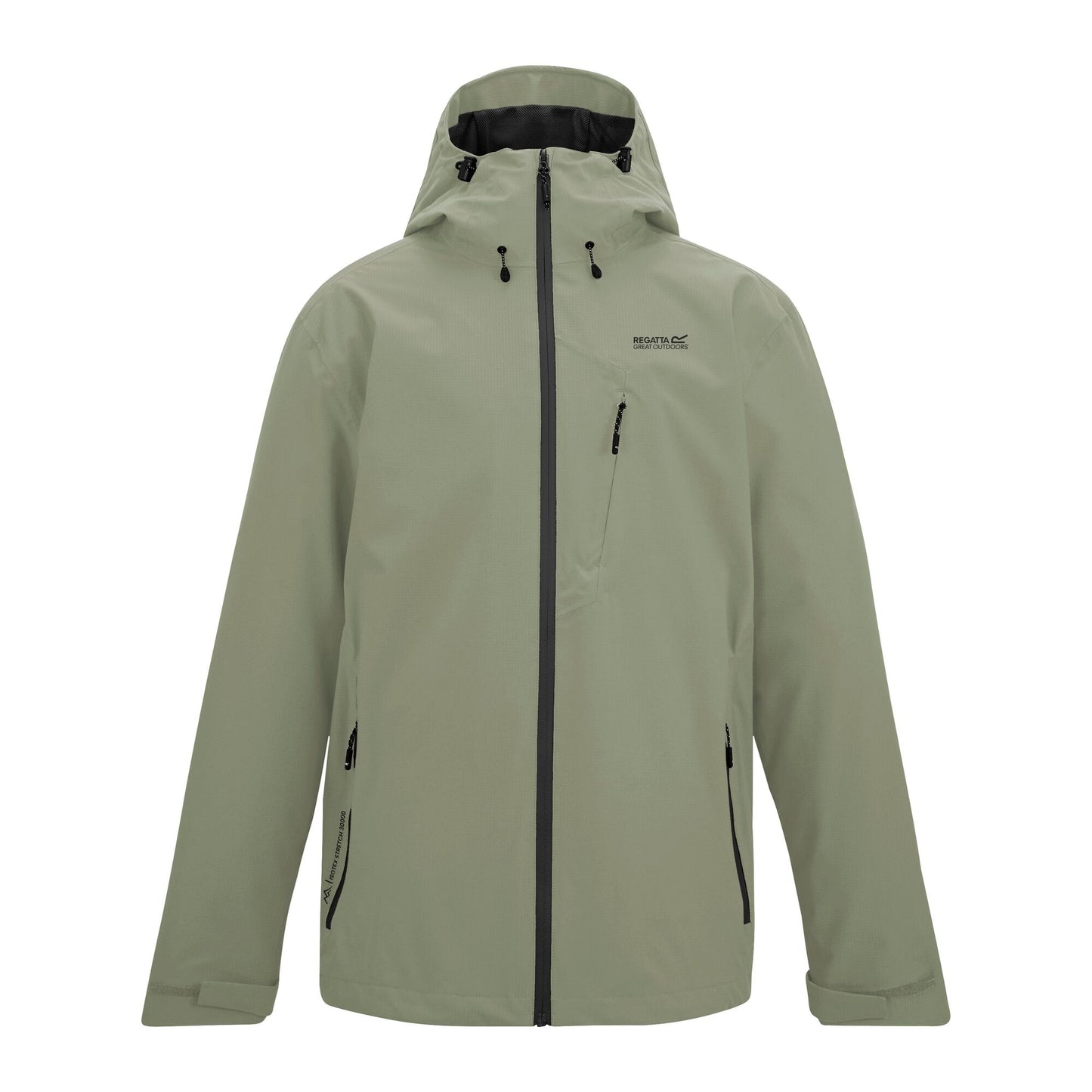 Light Sage - Front - Regatta Mens Oklarna Waterproof Jacket