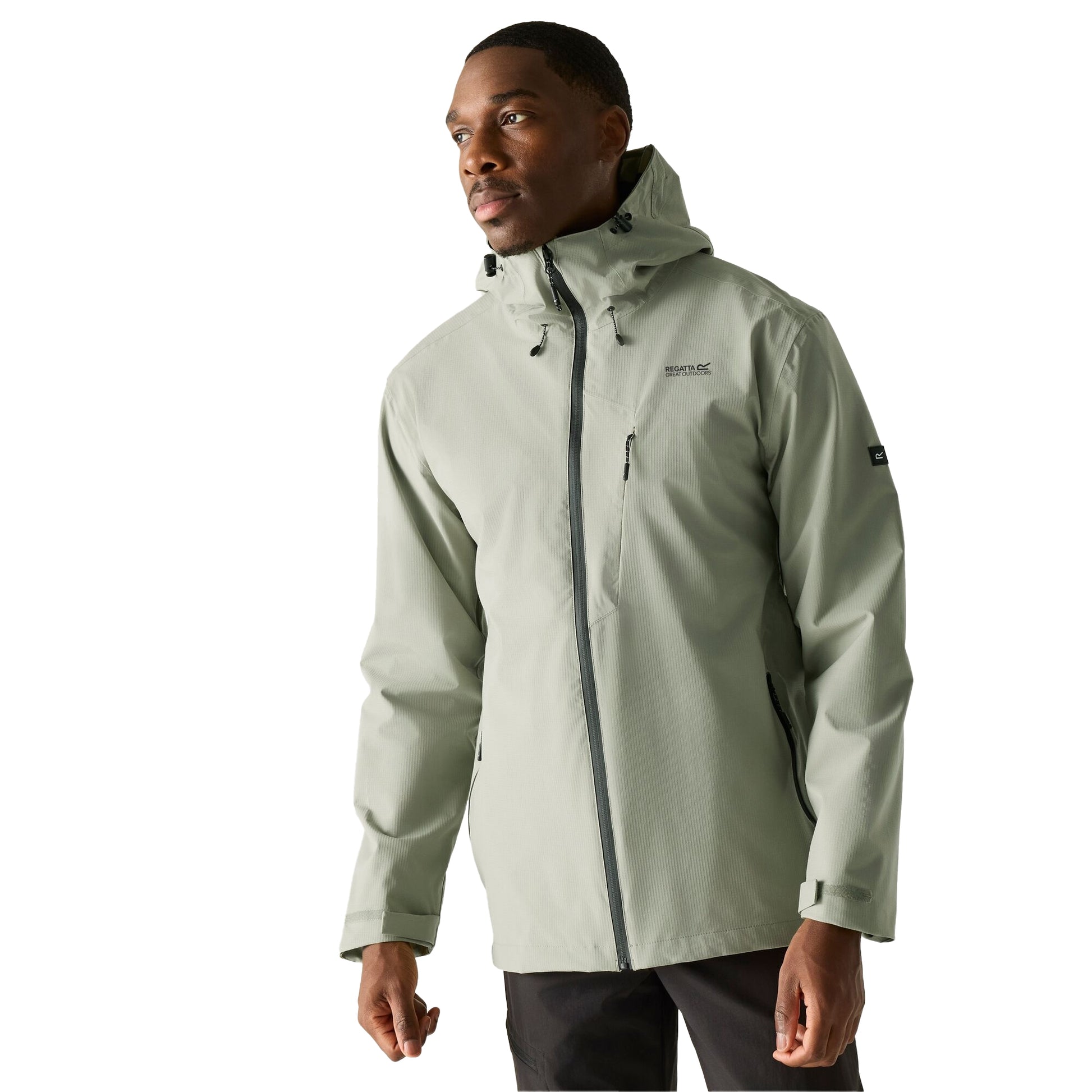 Light Sage - Lifestyle - Regatta Mens Oklarna Waterproof Jacket