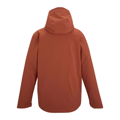 Brick Red - Back - Regatta Mens Oklarna Waterproof Jacket