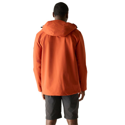 Brick Red - Pack Shot - Regatta Mens Oklarna Waterproof Jacket