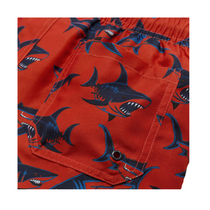 Rusty Orange - Close up - Regatta Childrens-Kids Skander Swim Shorts