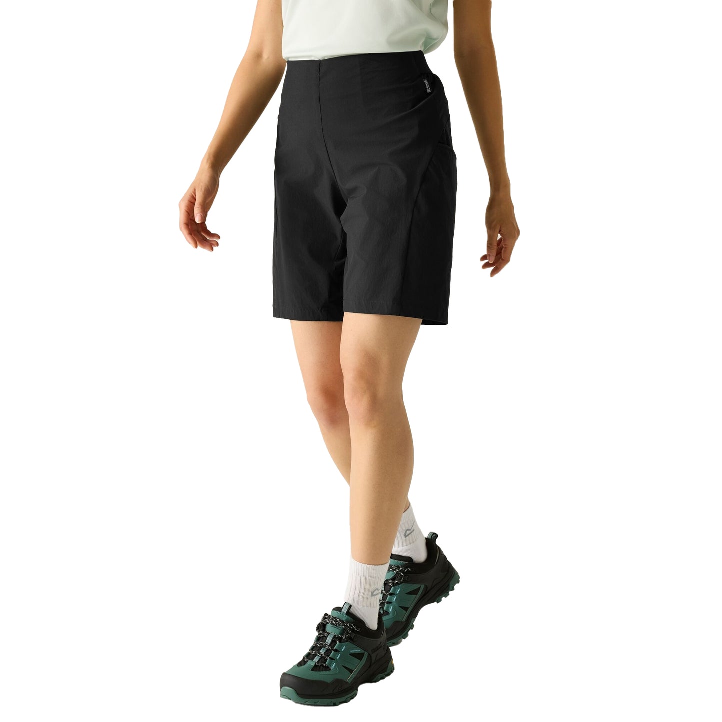 Black - Lifestyle - Regatta Womens-Ladies Pentre Lite Shorts