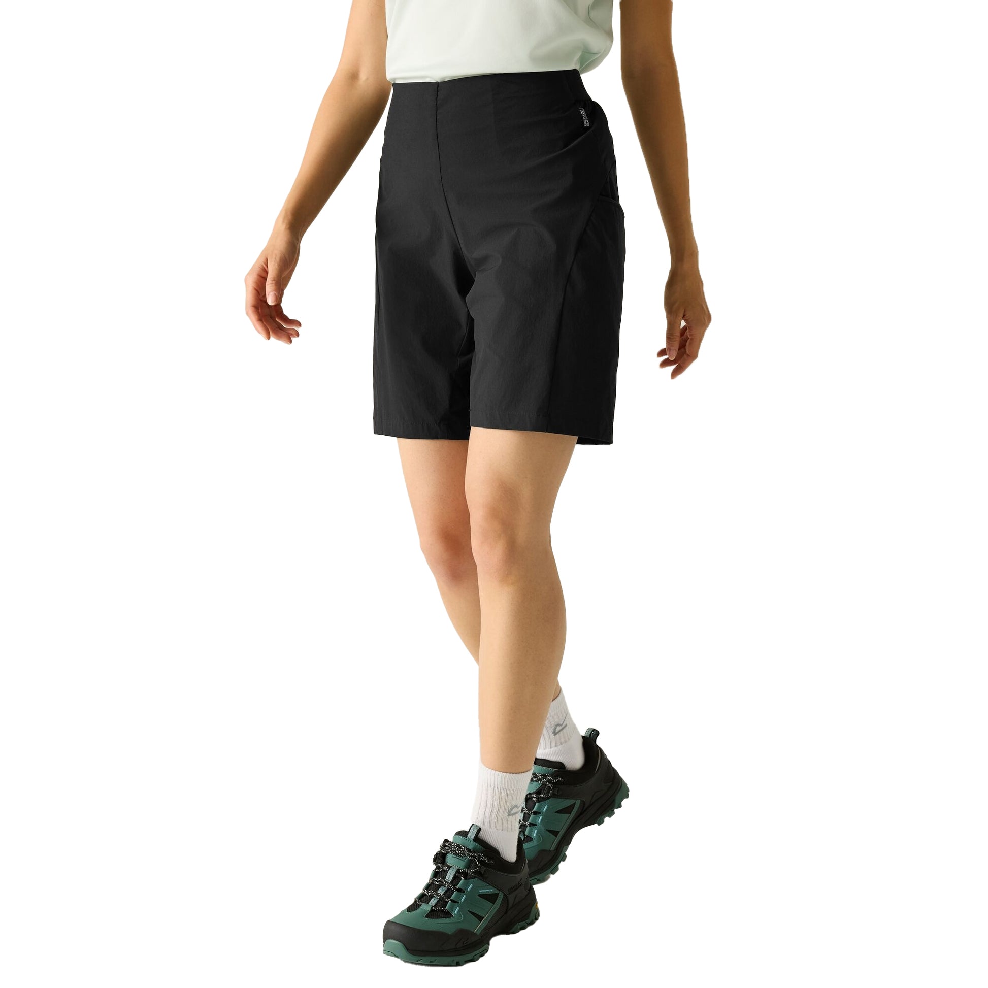 Black - Lifestyle - Regatta Womens-Ladies Pentre Lite Shorts