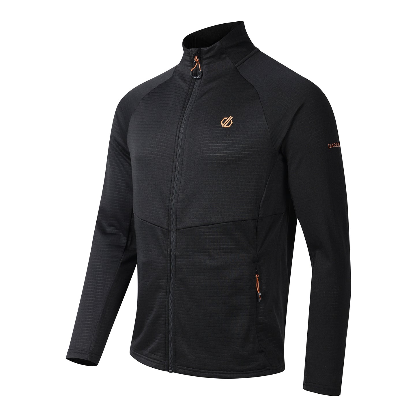 Black - Side - Dare 2B Mens Apex Stretch Midlayer