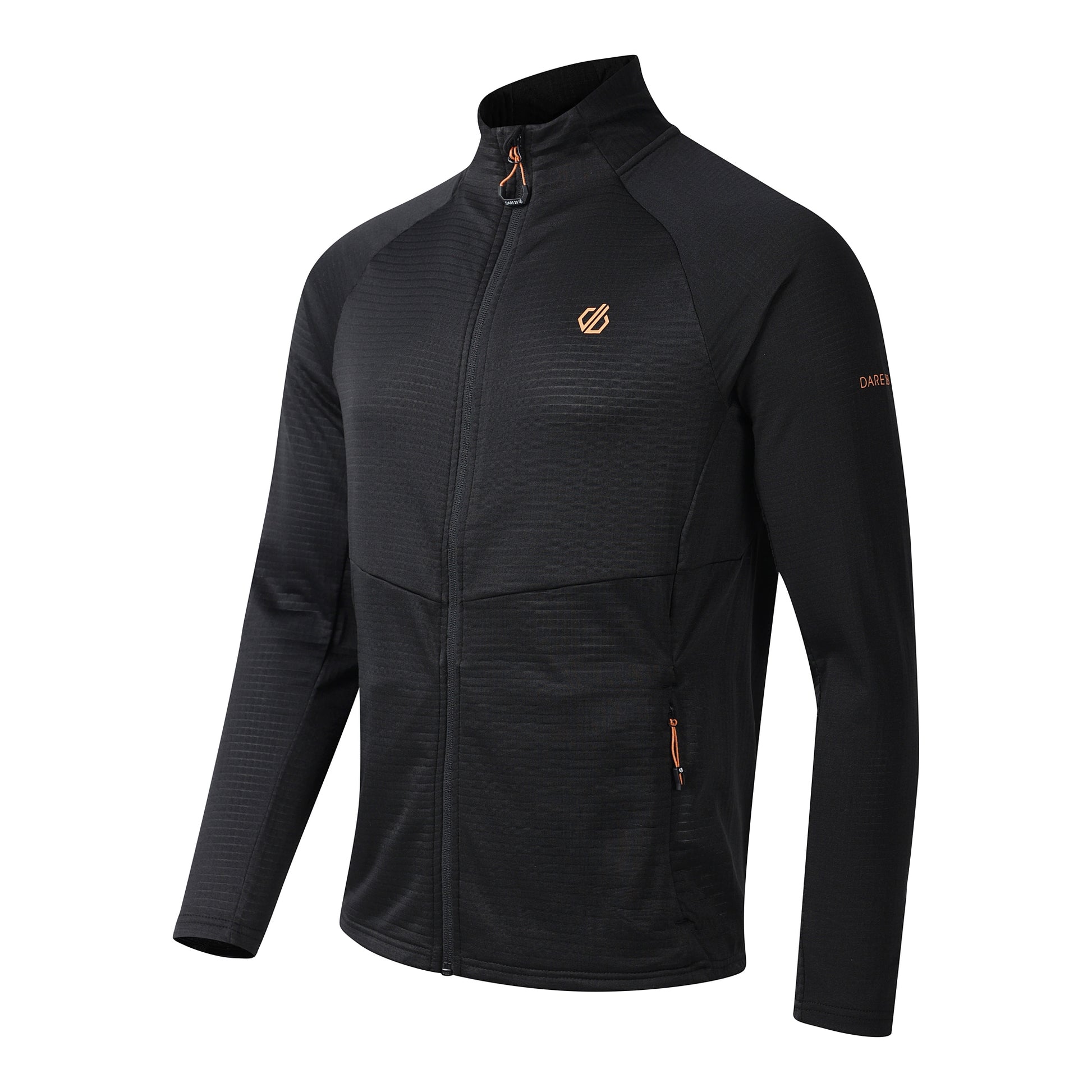 Black - Side - Dare 2B Mens Apex Stretch Midlayer