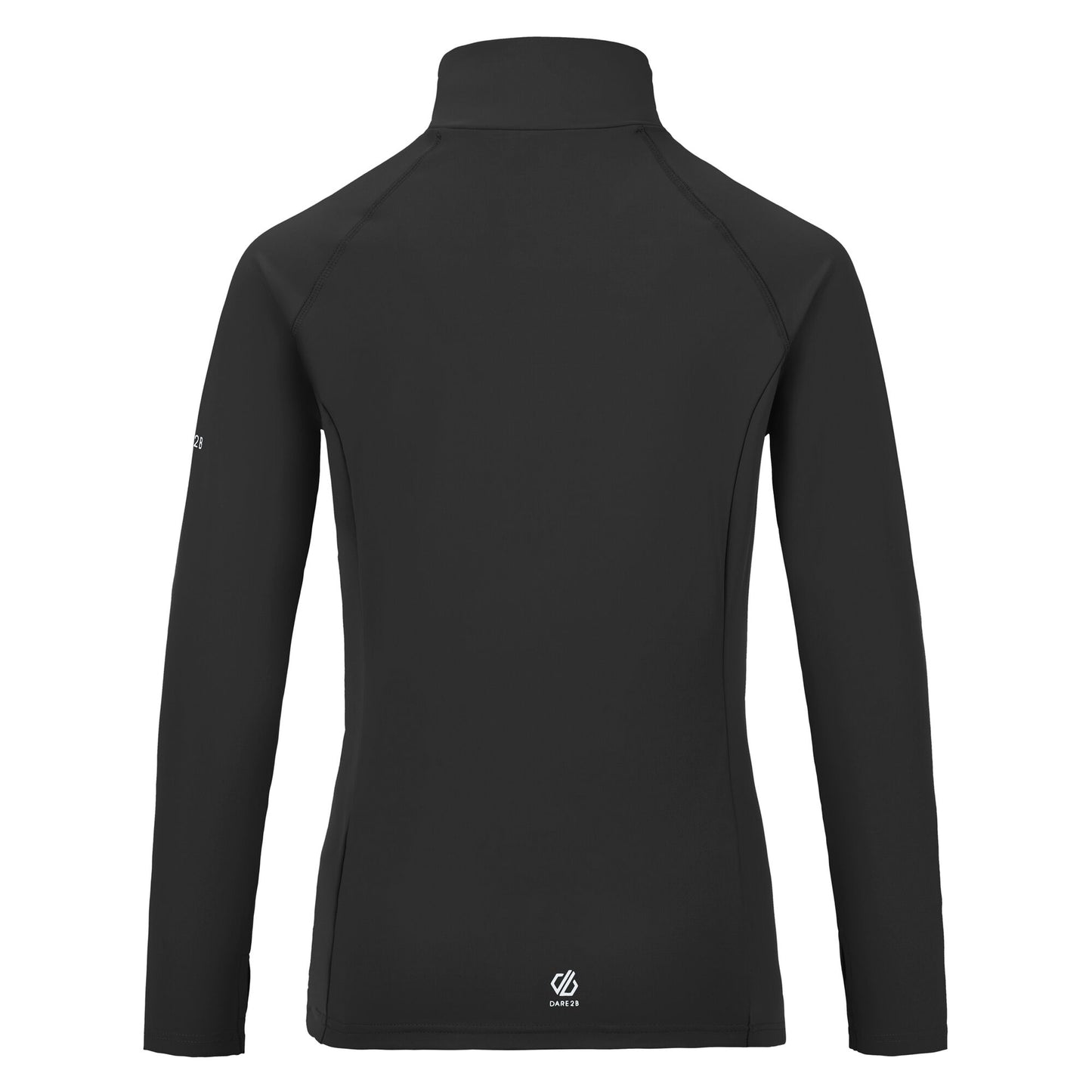 Black - Back - Dare 2B Womens-Ladies Refresh Full Zip Midlayer