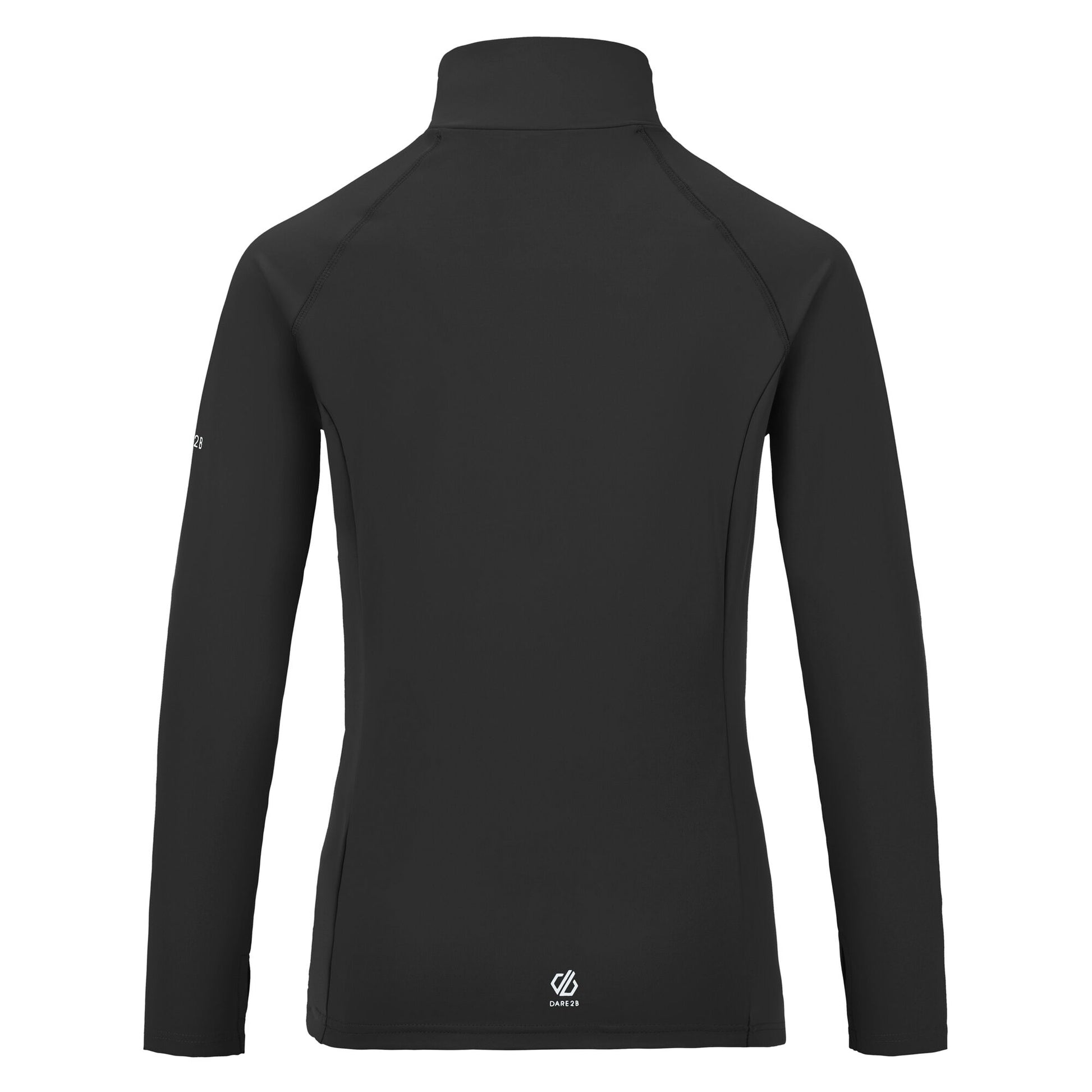 Black - Back - Dare 2B Womens-Ladies Refresh Full Zip Midlayer