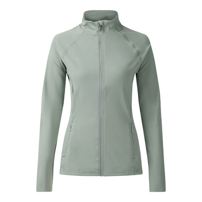 Glacier Green - Front - Dare 2B Womens-Ladies Refresh Full Zip Midlayer