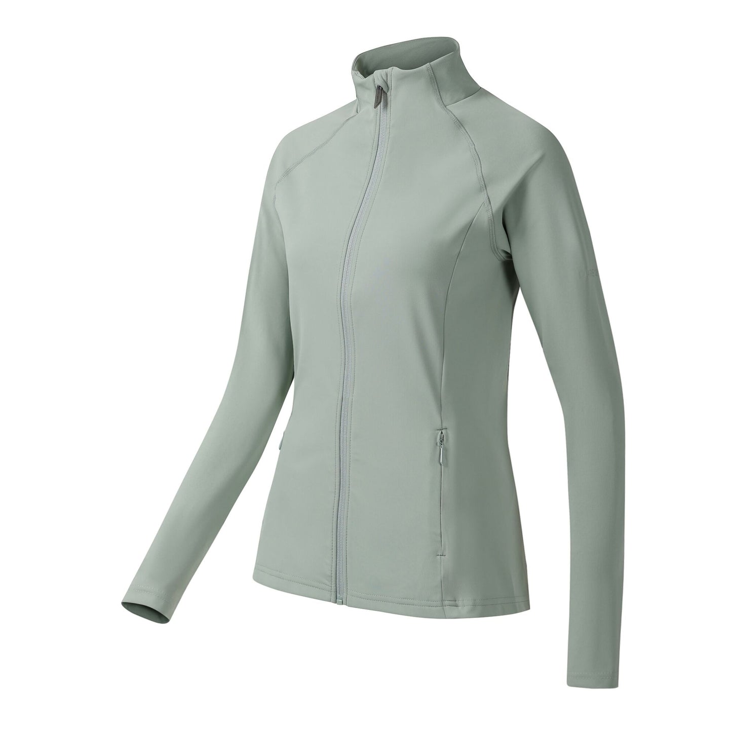 Glacier Green - Side - Dare 2B Womens-Ladies Refresh Full Zip Midlayer