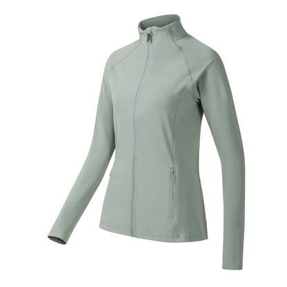 Glacier Green - Side - Dare 2B Womens-Ladies Refresh Full Zip Midlayer