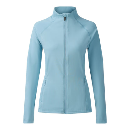 Nordic Blue - Front - Dare 2B Womens-Ladies Refresh Full Zip Midlayer