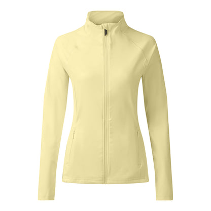Wax Yellow - Front - Dare 2B Womens-Ladies Refresh Full Zip Midlayer