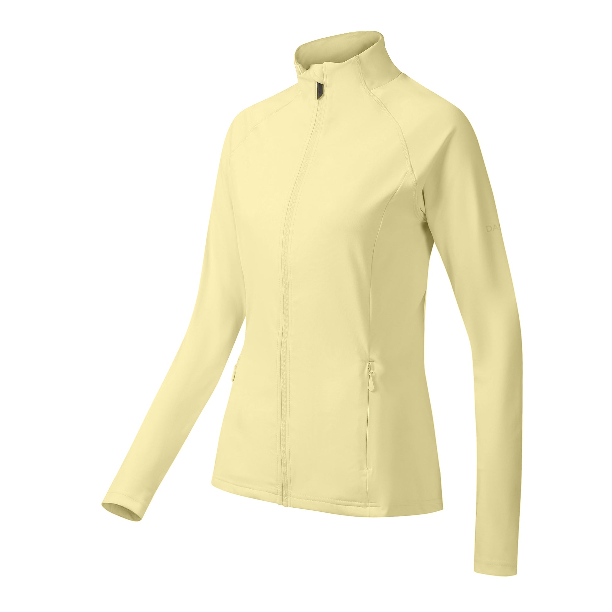 Wax Yellow - Side - Dare 2B Womens-Ladies Refresh Full Zip Midlayer