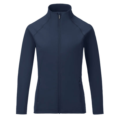 Navy - Front - Dare 2B Womens-Ladies Refresh Full Zip Midlayer