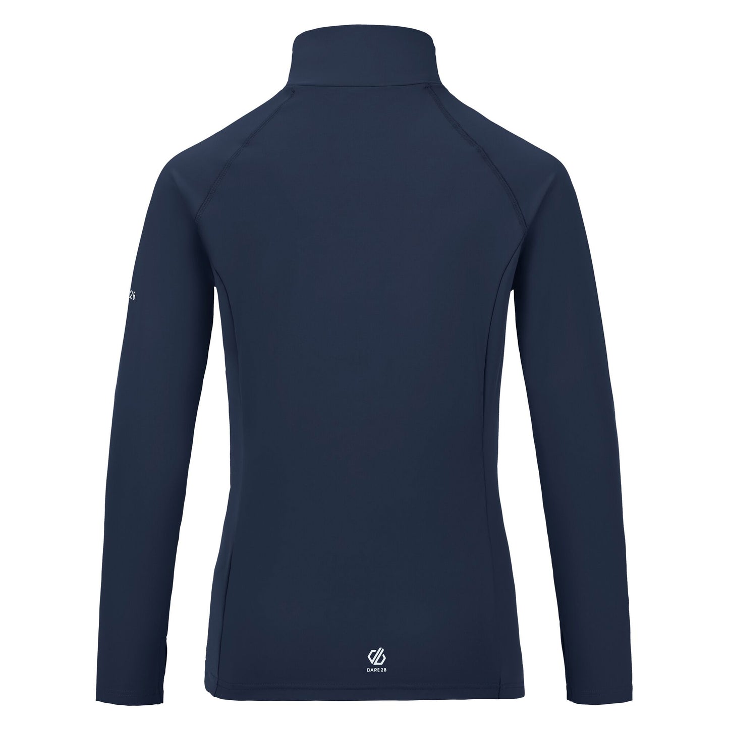 Navy - Back - Dare 2B Womens-Ladies Refresh Full Zip Midlayer