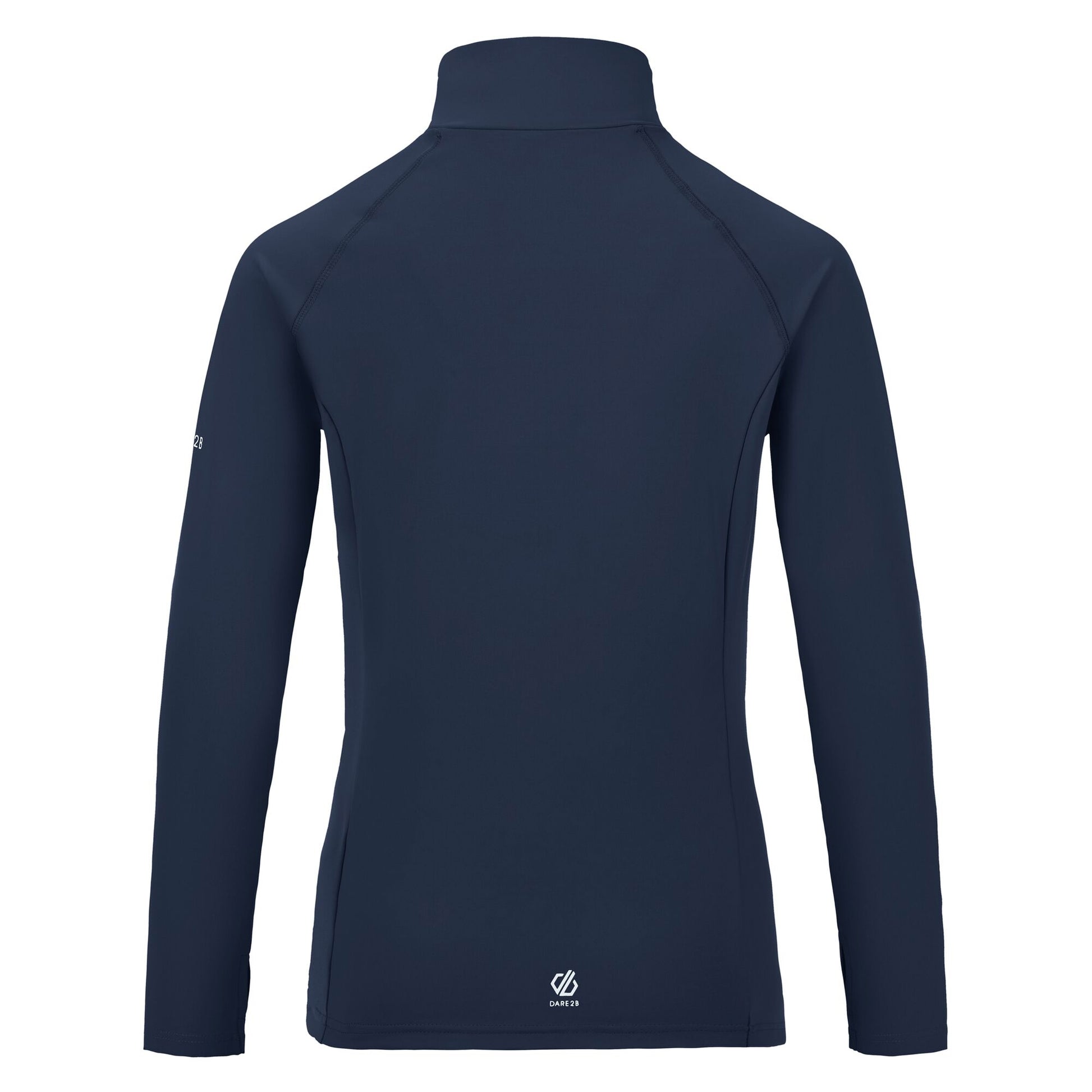 Navy - Back - Dare 2B Womens-Ladies Refresh Full Zip Midlayer
