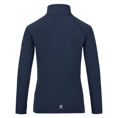 Navy - Back - Dare 2B Womens-Ladies Refresh Full Zip Midlayer