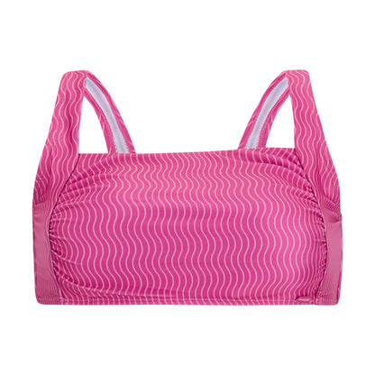 Pink - Front - Regatta Womens-Ladies Loria Wave Bikini Top