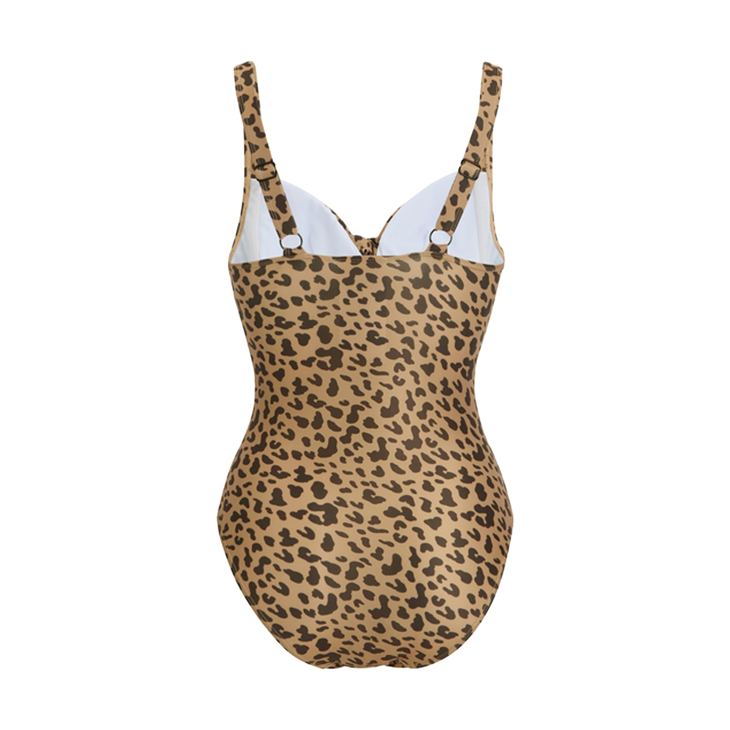 Leopard - Back - Regatta Womens-Ladies Sakari Leopard Tummy Control One Piece Swimsuit