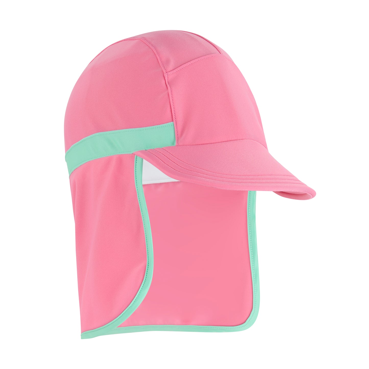 Pink Lemonade-Ice Green - Front - Regatta Childrens-Kids Neck Protector Cap