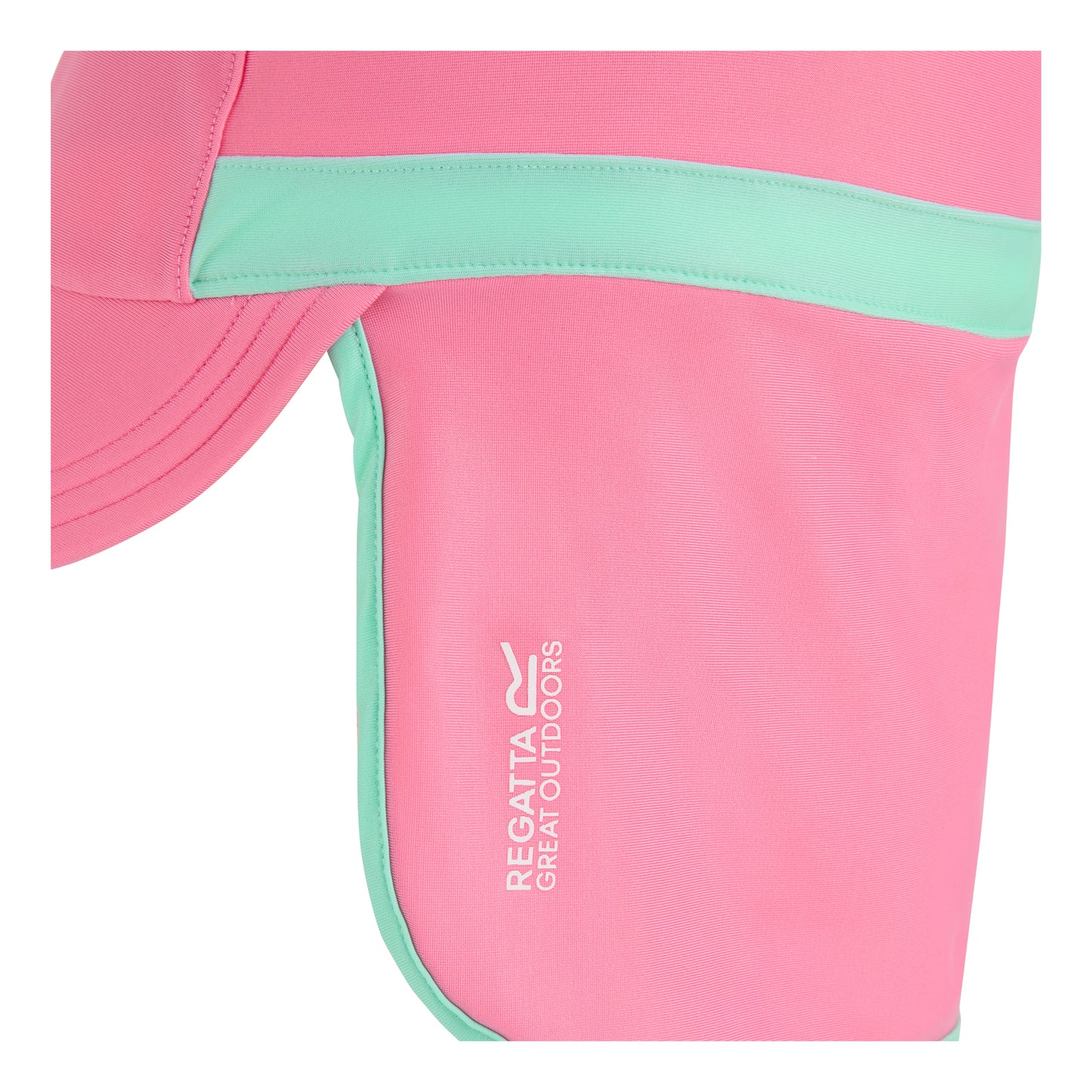 Pink Lemonade-Ice Green - Lifestyle - Regatta Childrens-Kids Neck Protector Cap