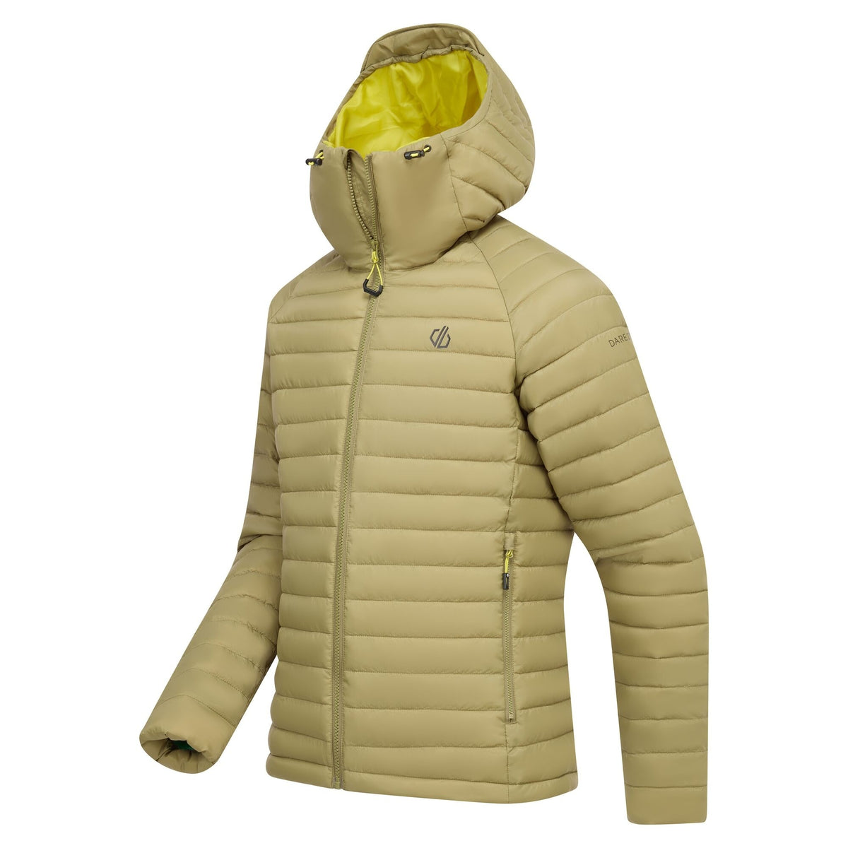 Martini Olive - Side - Dare 2B Mens Air Lite Baffled Padded Jacket