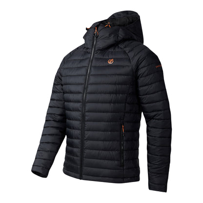 Black - Side - Dare 2B Mens Air Lite Baffled Padded Jacket