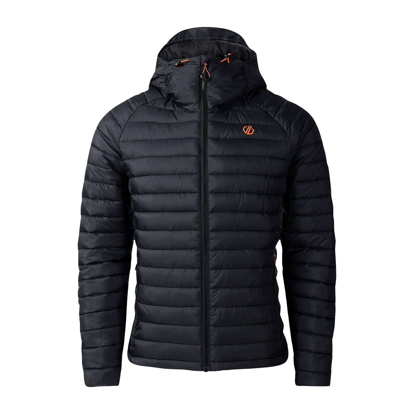 Black - Front - Dare 2B Mens Air Lite Baffled Padded Jacket