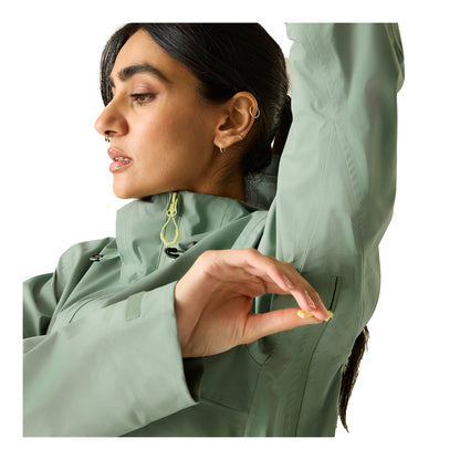 Glacier Green - Side - Dare 2B Womens-Ladies Haik 3 Layer Jacket