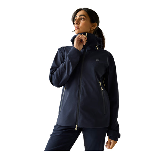 Navy - Front - Dare 2B Womens-Ladies Haik 3 Layer Jacket