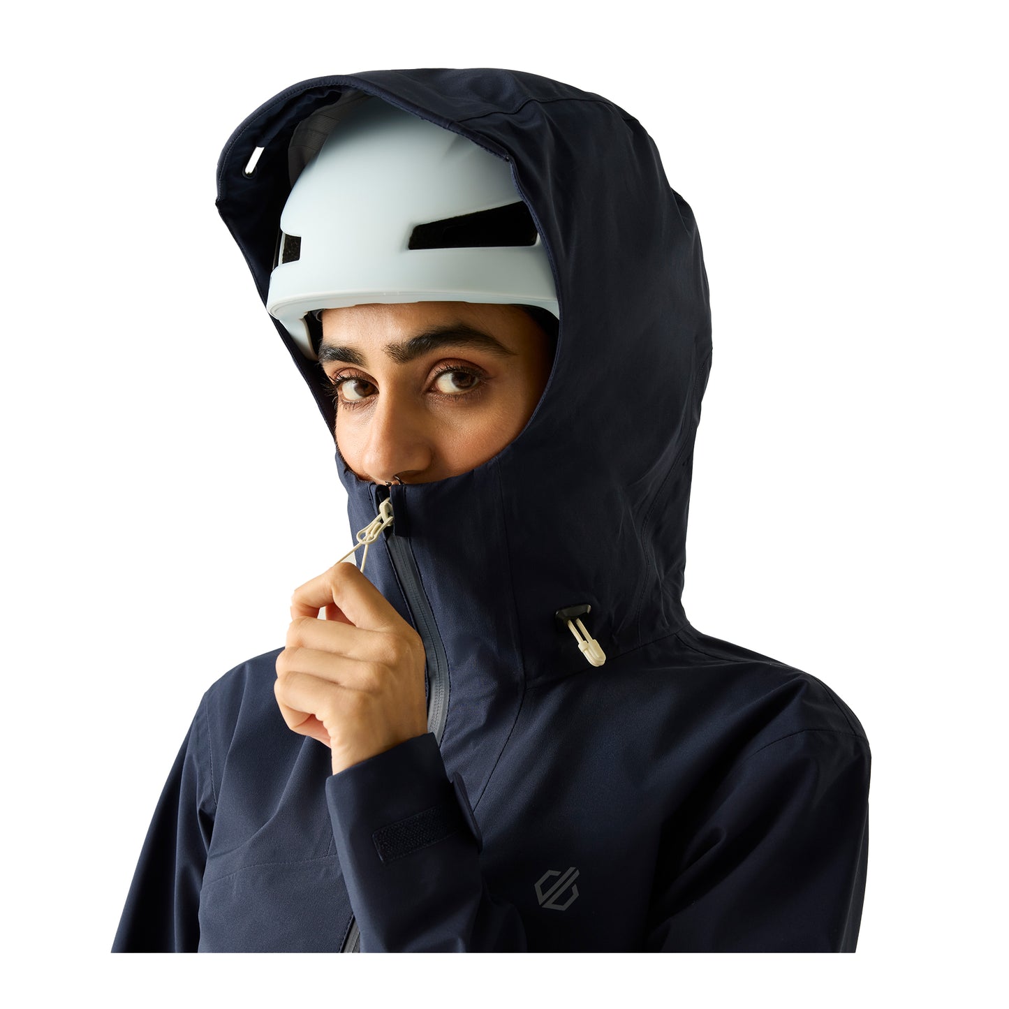 Navy - Side - Dare 2B Womens-Ladies Haik 3 Layer Jacket