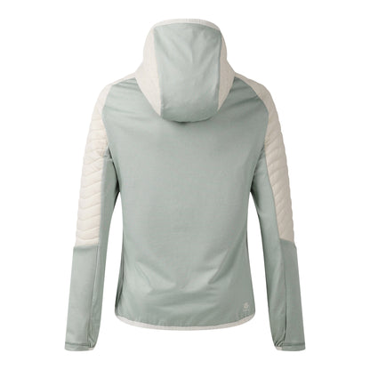 Almond Milk-Glacier Green - Back - Dare 2B Womens-Ladies Air Lite Hybrid Jacket