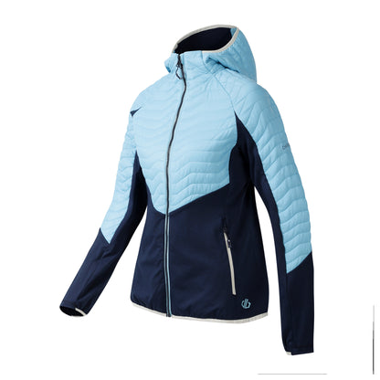 Nordic Blue-Navy - Side - Dare 2B Womens-Ladies Air Lite Hybrid Jacket