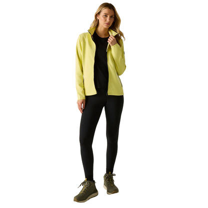 Canary Yellow - Side - Dare 2B Womens-Ladies Florena Full Zip Fleece Jacket