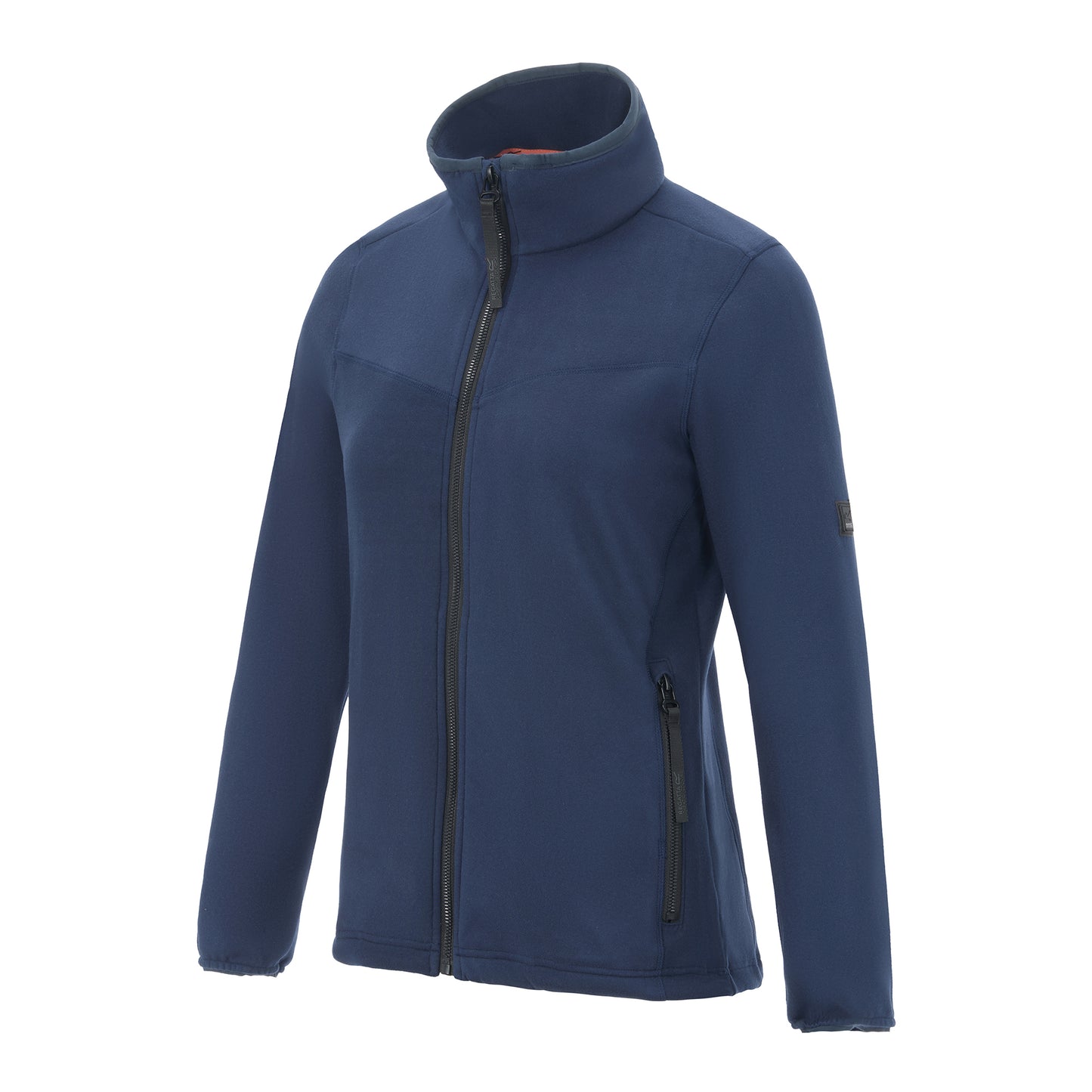 Navy - Side - Dare 2B Womens-Ladies Florena Full Zip Fleece Jacket
