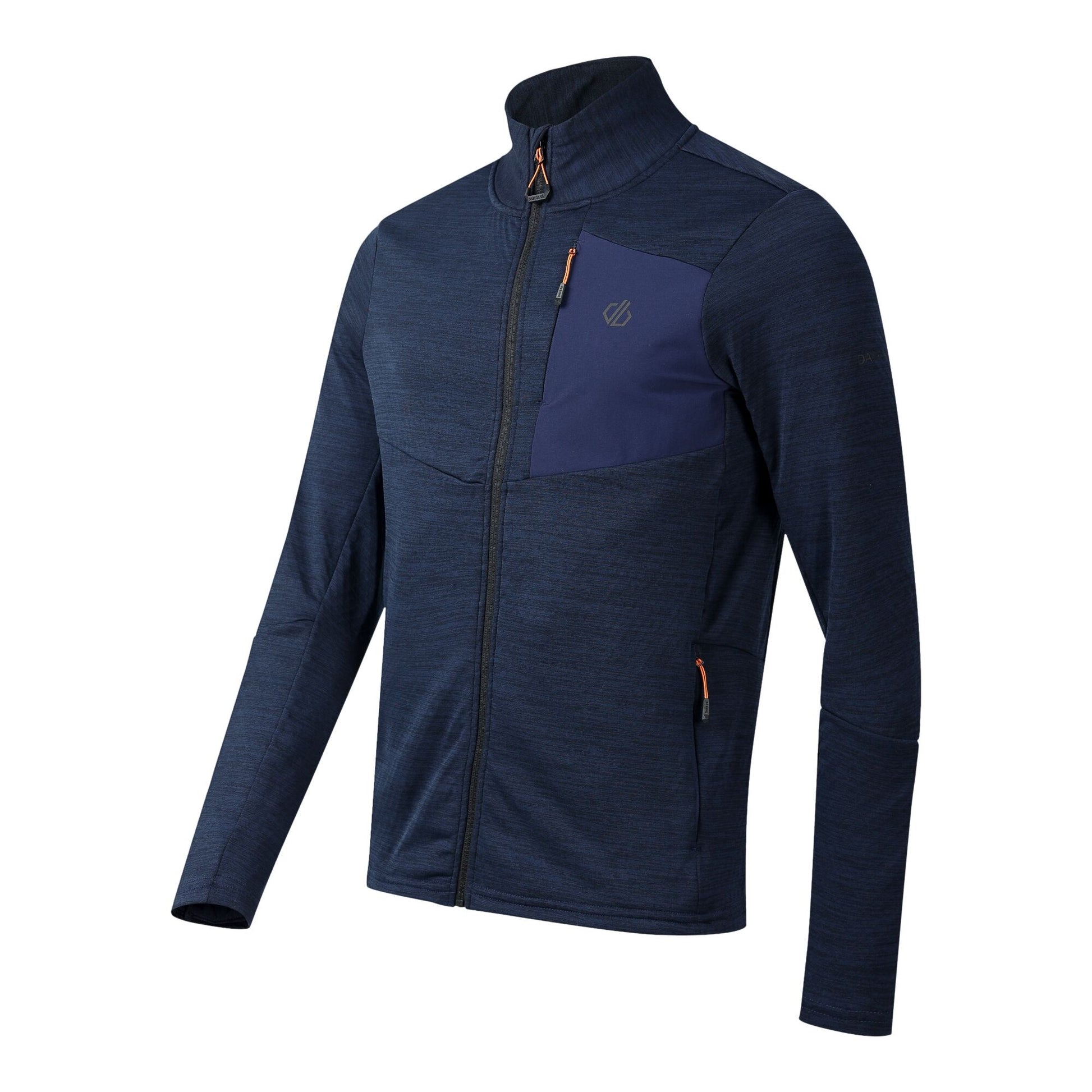 Navy - Back - Dare 2B Mens Venture Stretch Midlayer