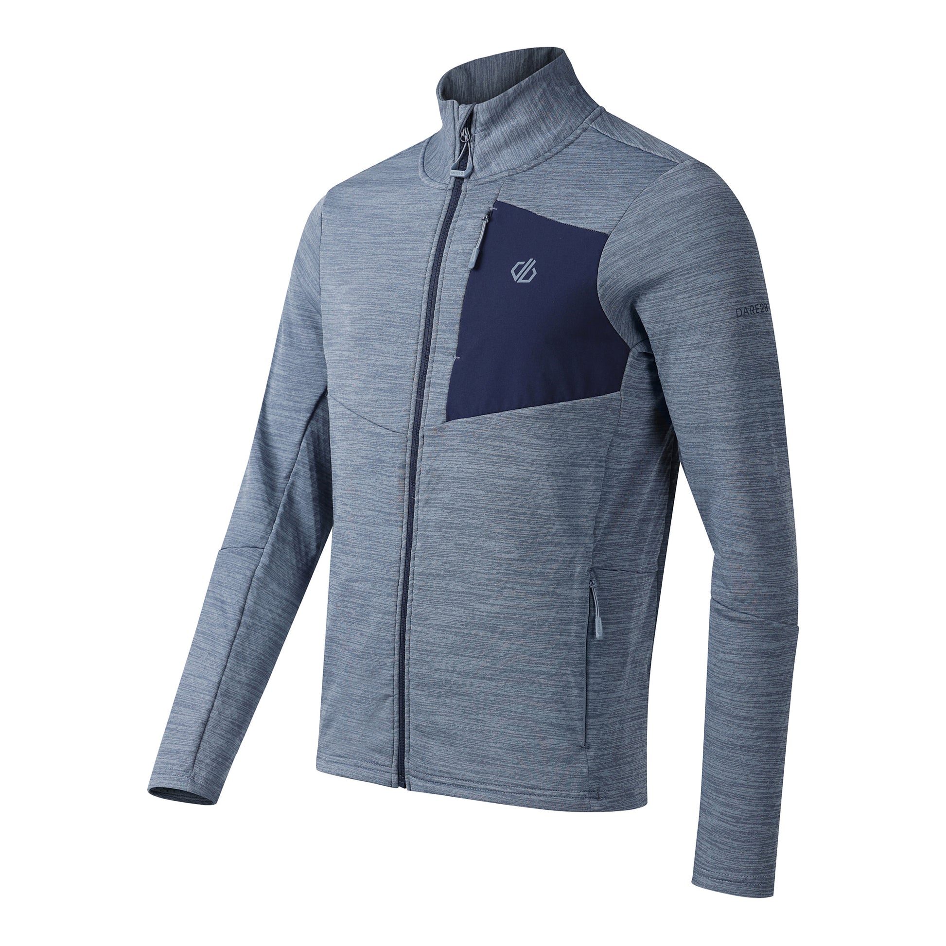 Mercury-Navy - Side - Dare 2B Mens Venture Stretch Midlayer
