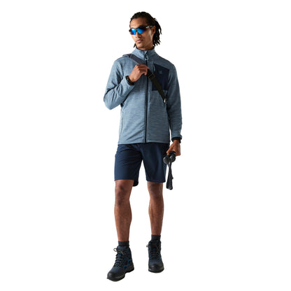 Navy - Pack Shot - Dare 2B Mens Venture Stretch Midlayer