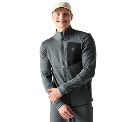 Magnet-Black - Side - Dare 2B Mens Venture Stretch Midlayer