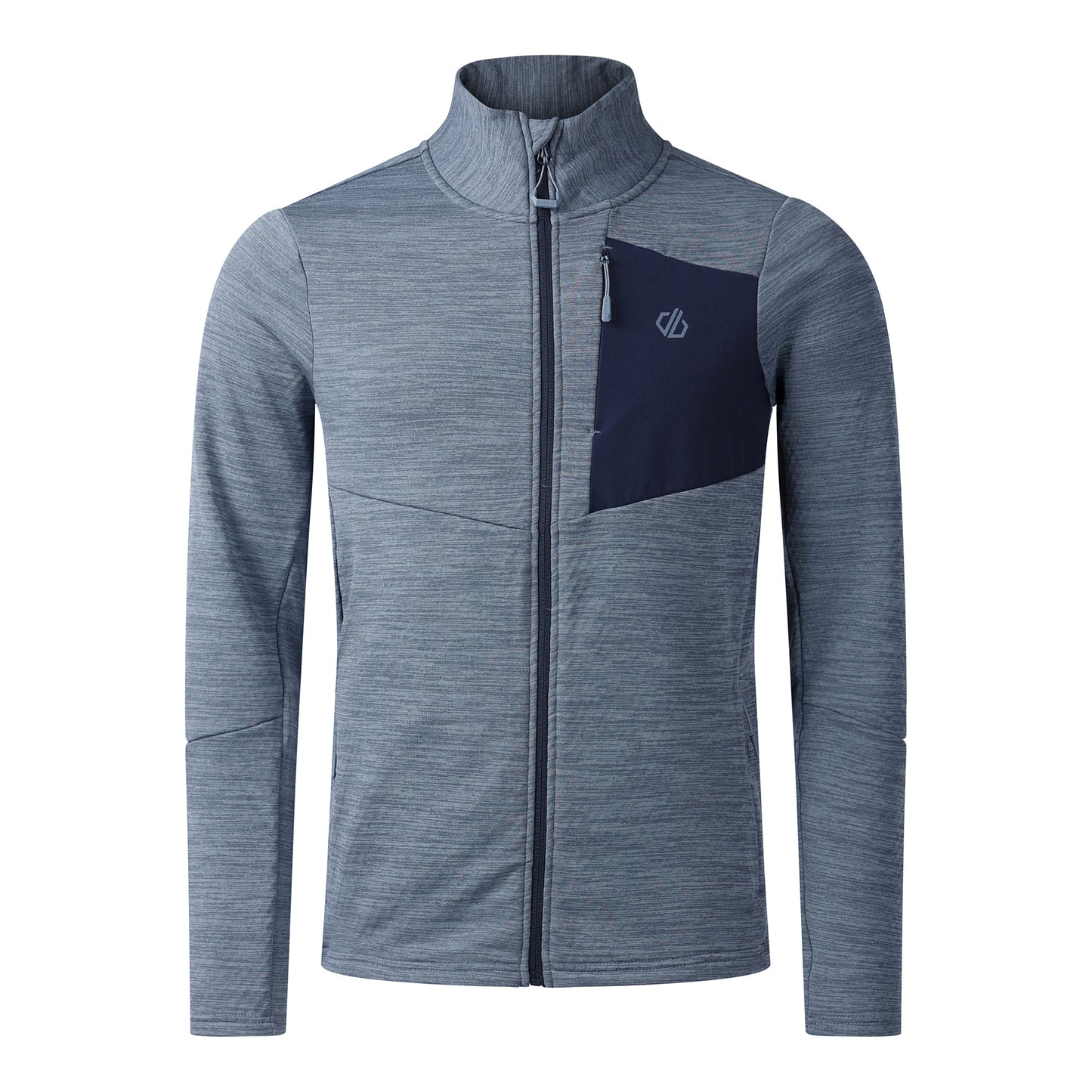 Mercury-Navy - Front - Dare 2B Mens Venture Stretch Midlayer