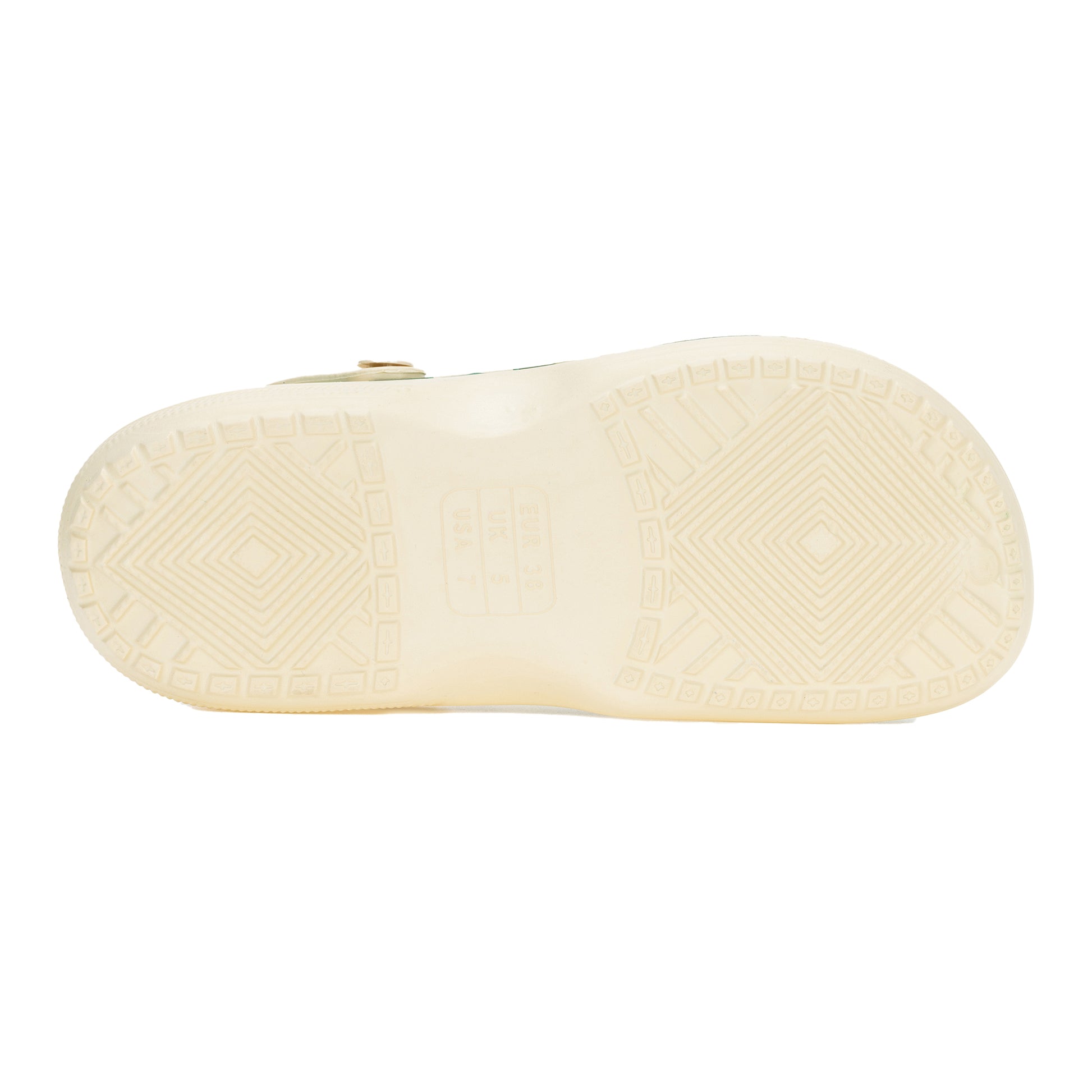 Green - Pack Shot - Regatta Womens-Ladies Orla Kiely Giant Square Flower Clogs